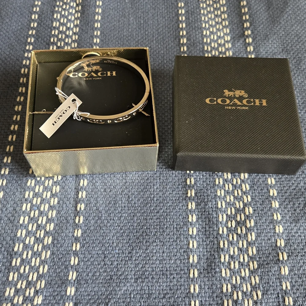 Coach Silver Bangle - Picture 2 of 9